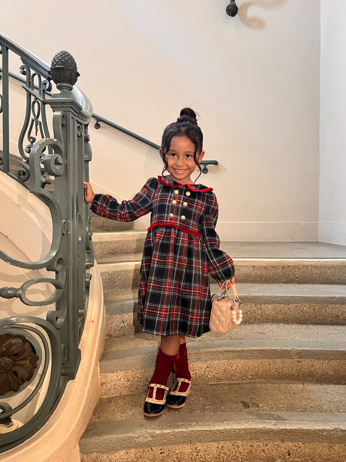 Mila’s plaid dress - Ally Pop