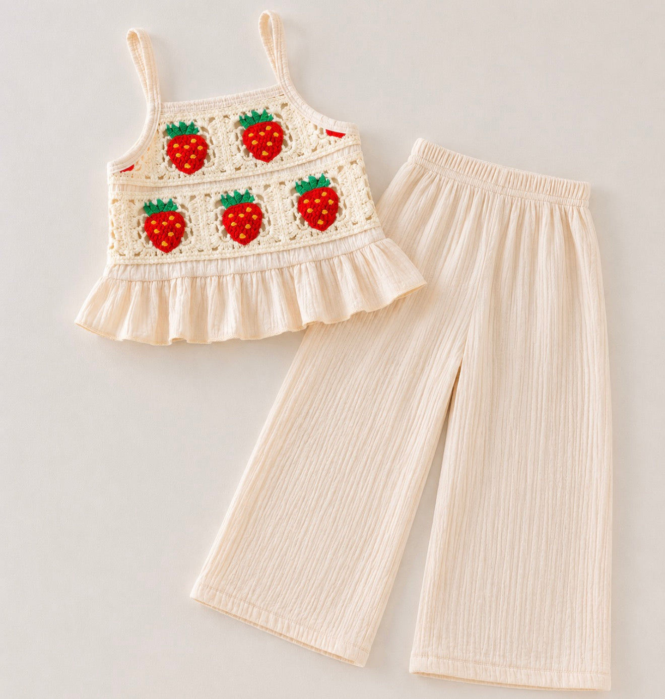 Strawberry crochet set - Ally Pop
