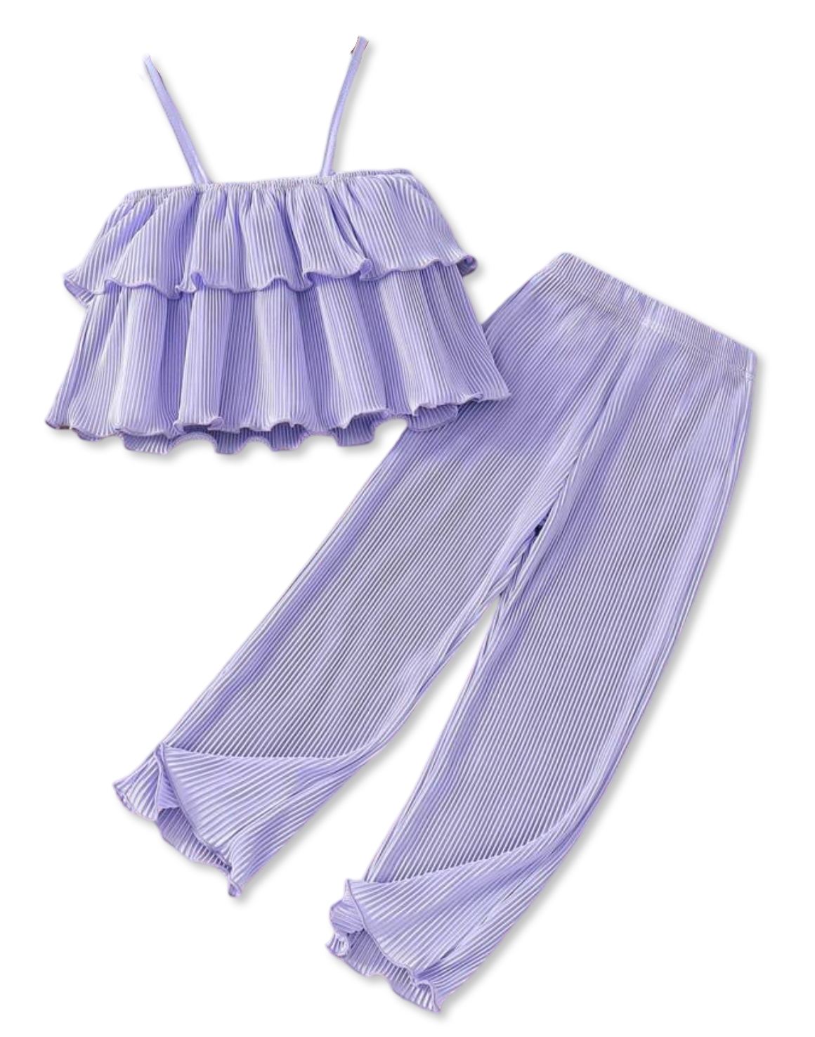 Lilac cami top & pants set - Ally Pop
