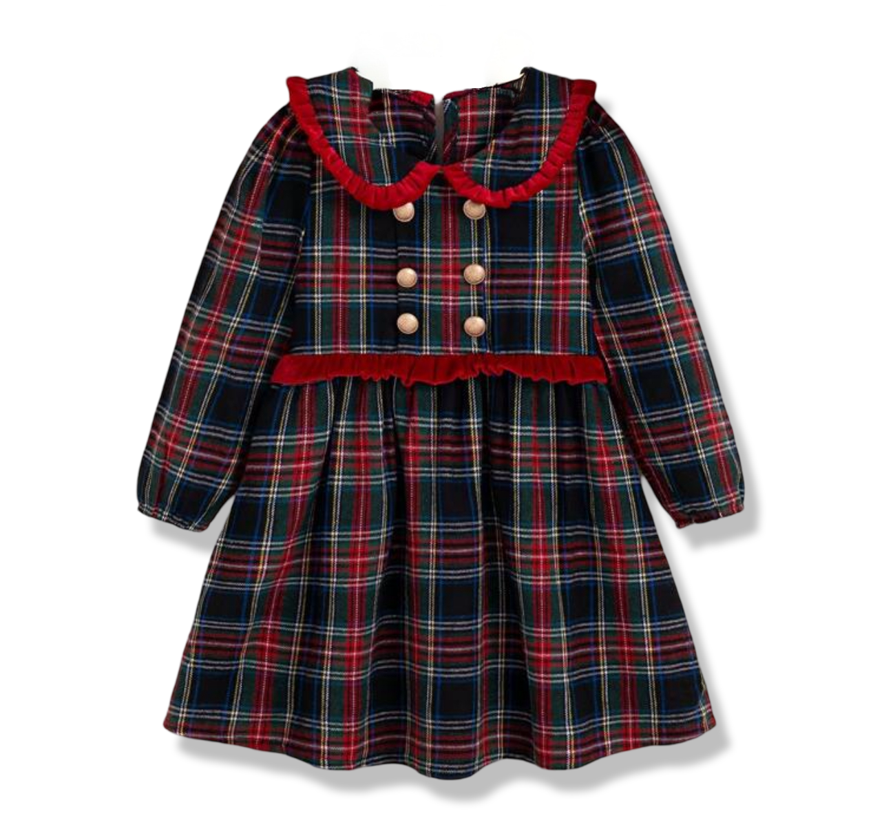 Mila’s plaid dress - Ally Pop