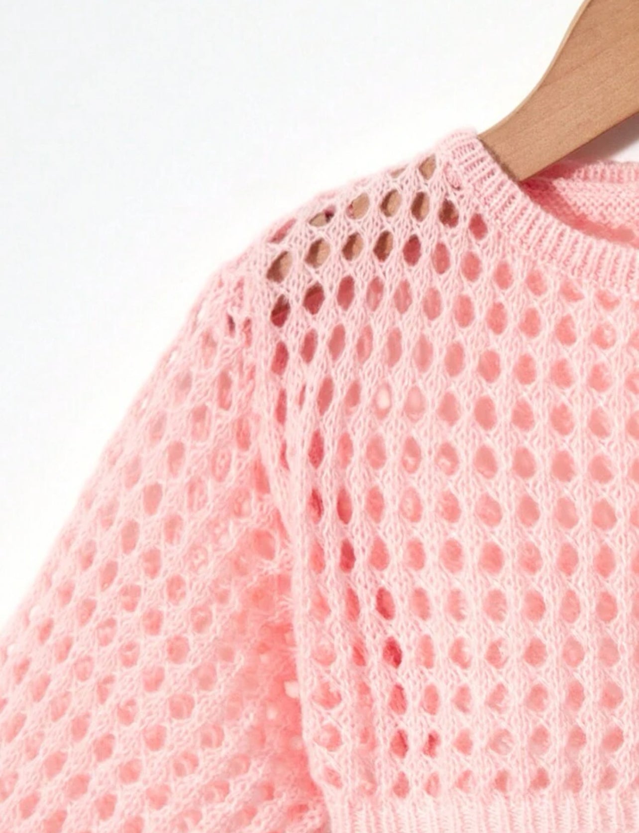 Knitted cropped top - Ally Pop