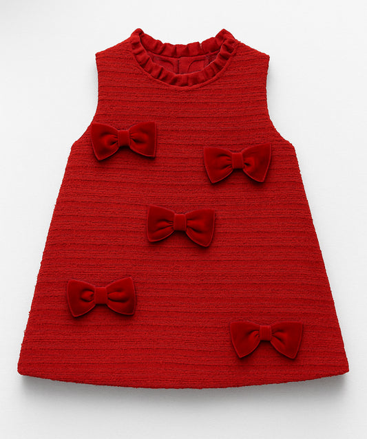 Baby merry bow dress