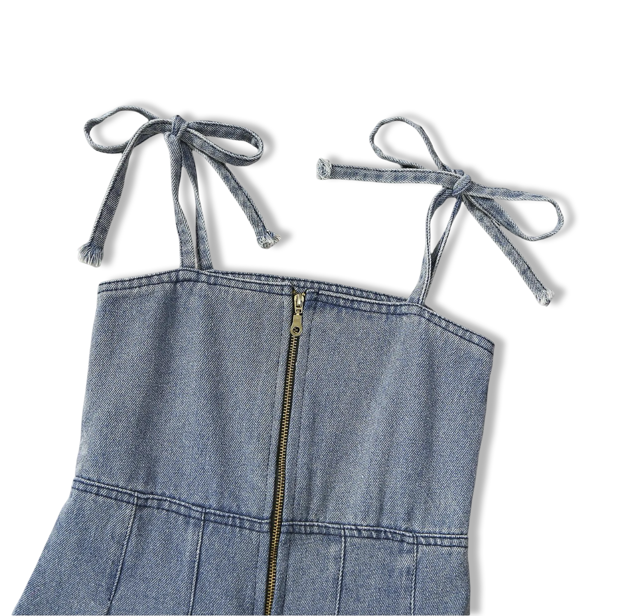 Denim romper - Ally Pop