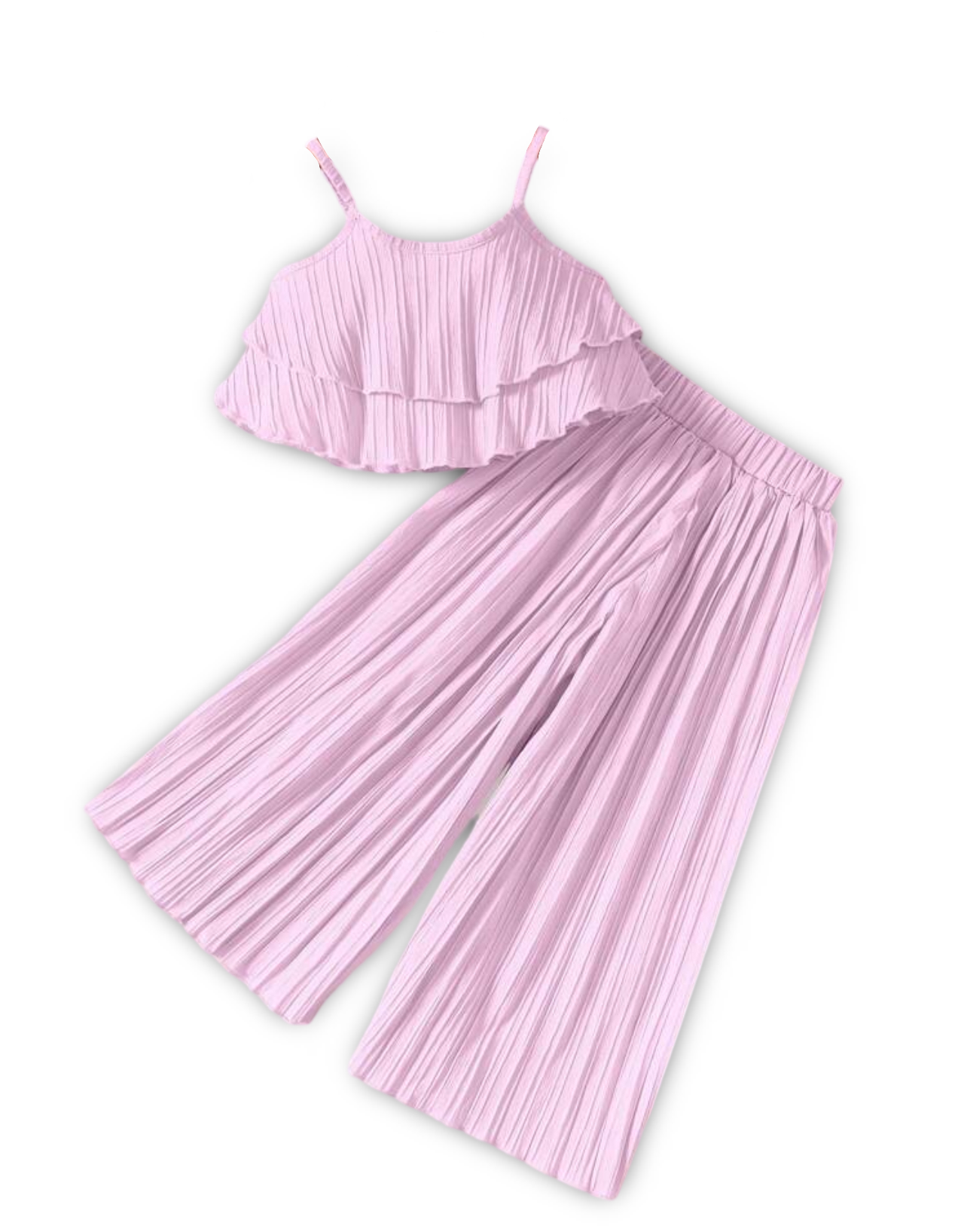 Pink cami + wide pant set - Ally Pop