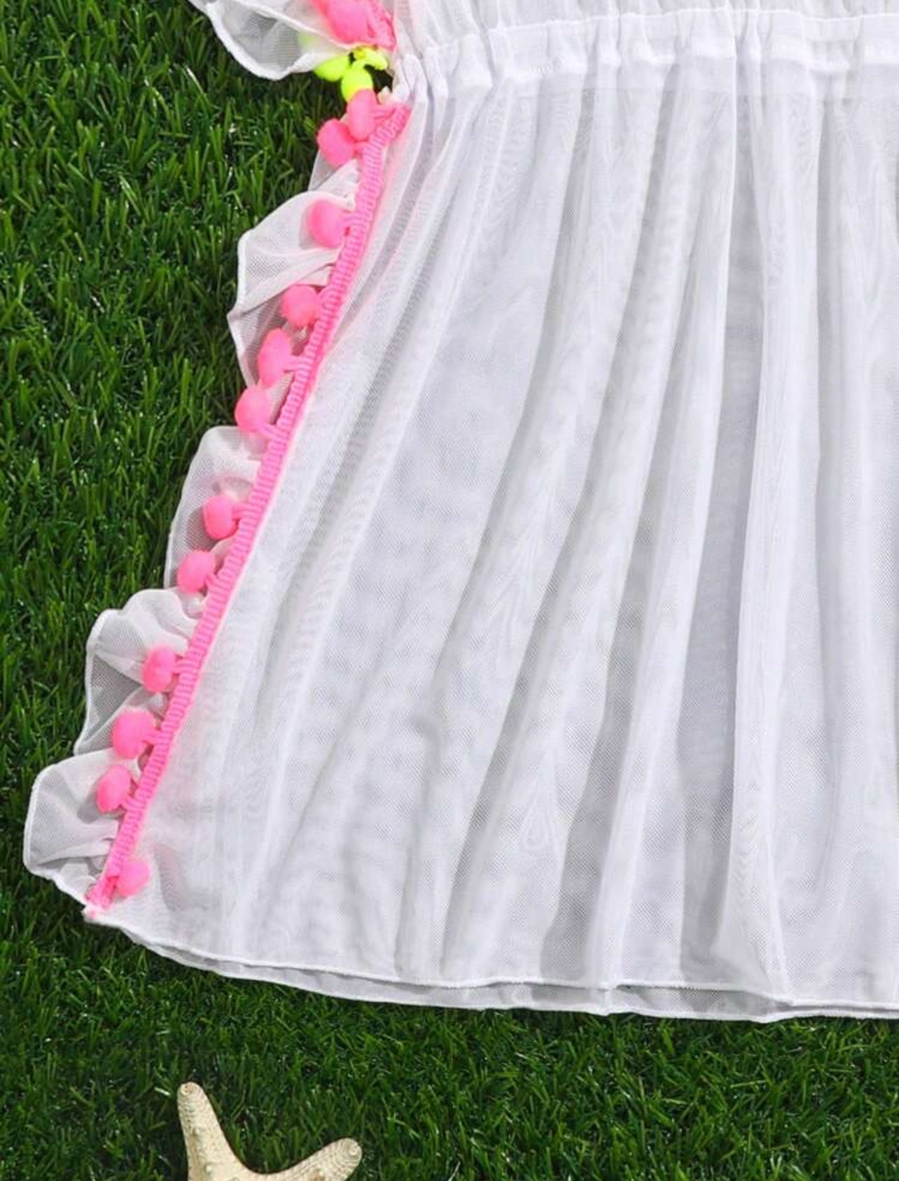 Pom Pom swimsuit cover-up - Ally Pop