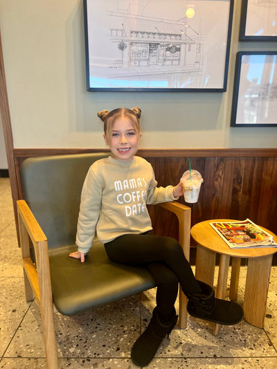 Mama’s Coffee date crewneck - Ally Pop