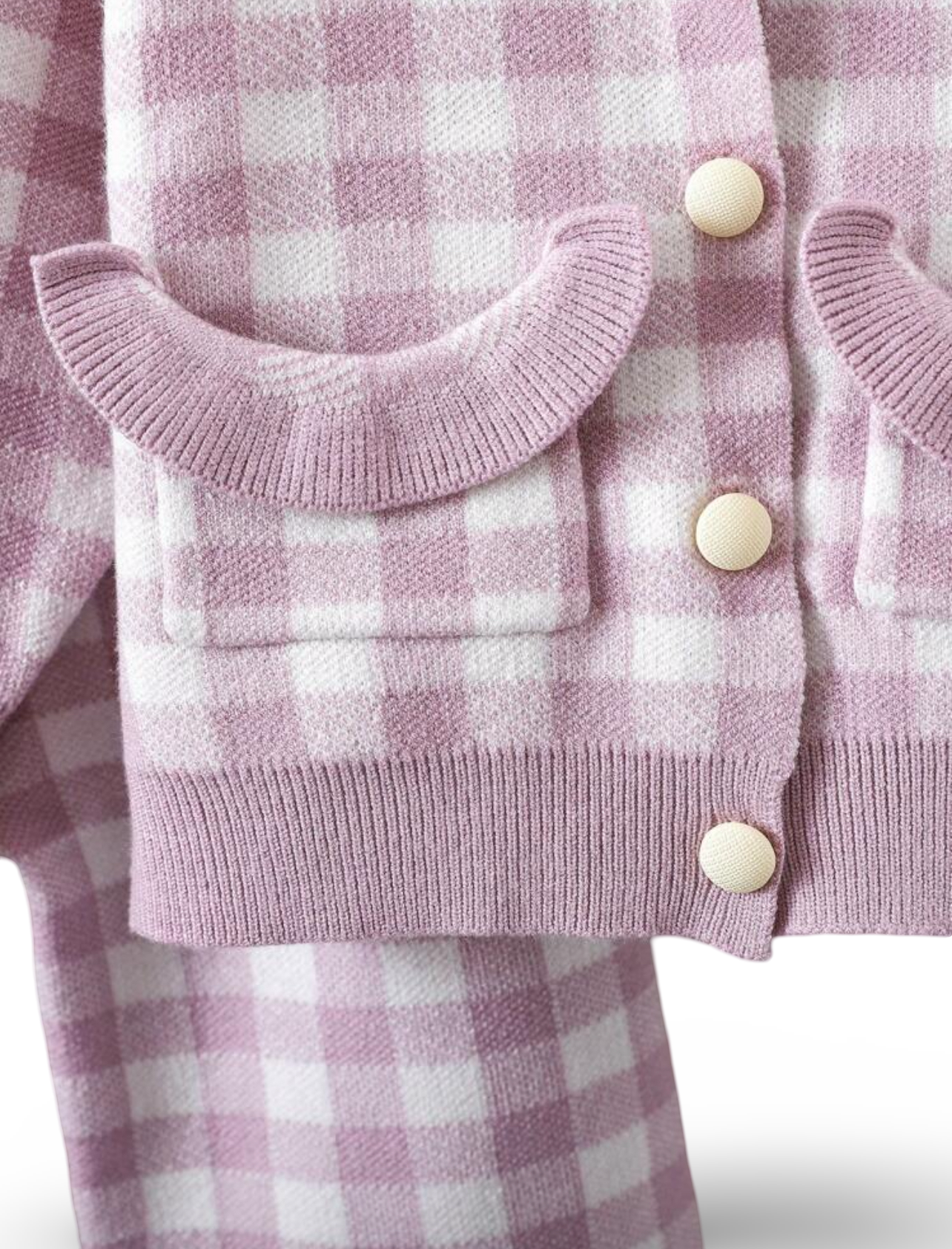 Plaid Lilac Set