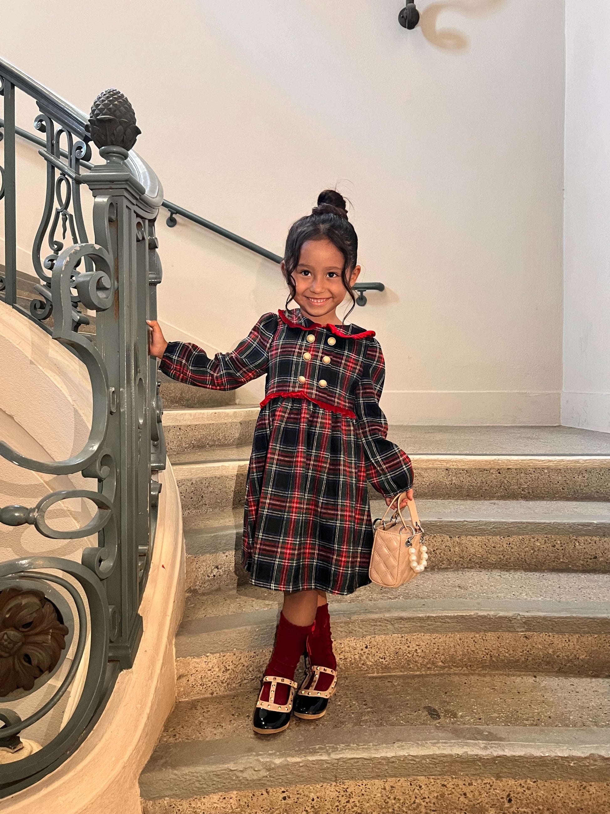 Mila’s plaid dress - Ally Pop
