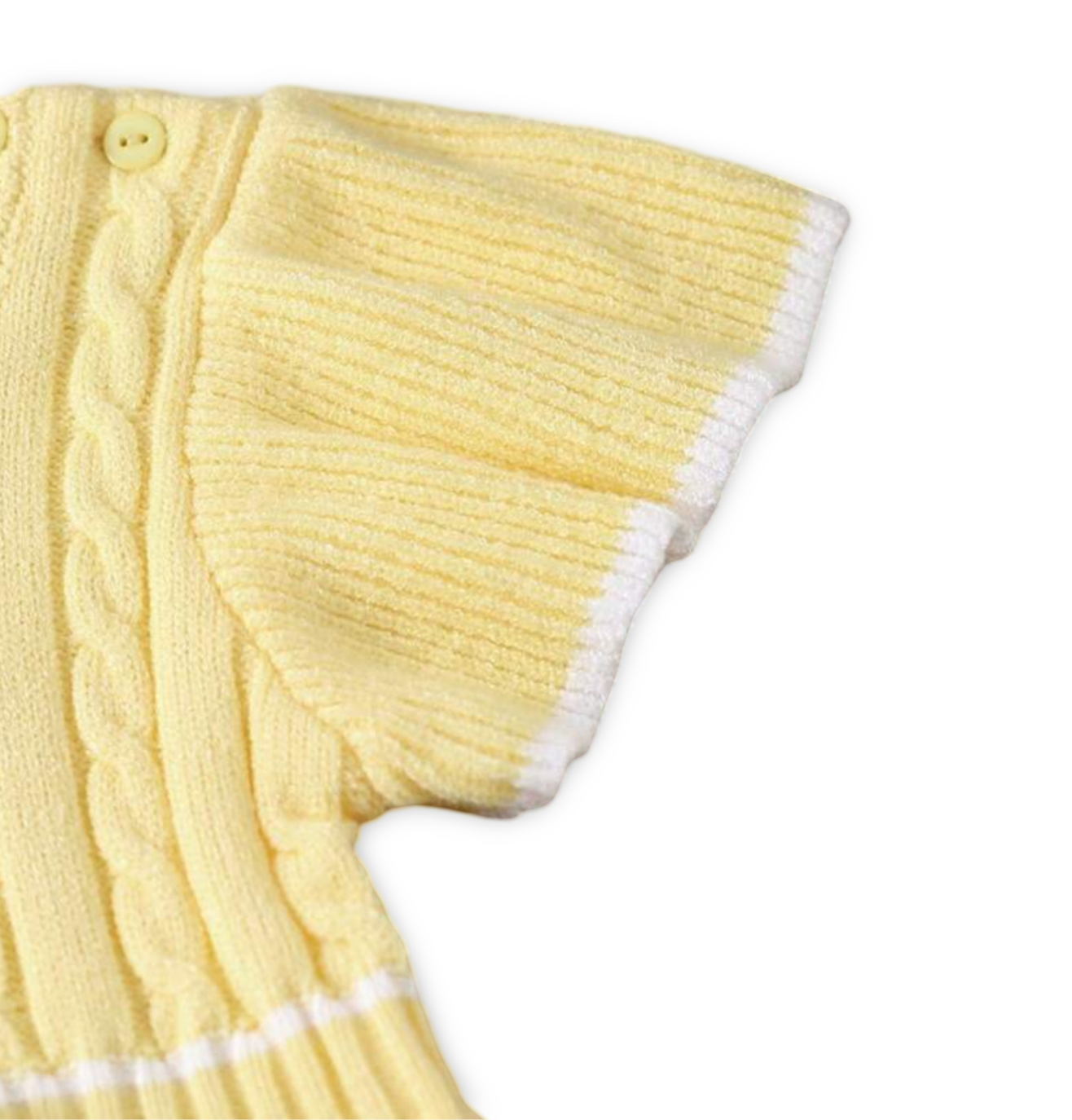 Lacey knitted romper - Ally Pop