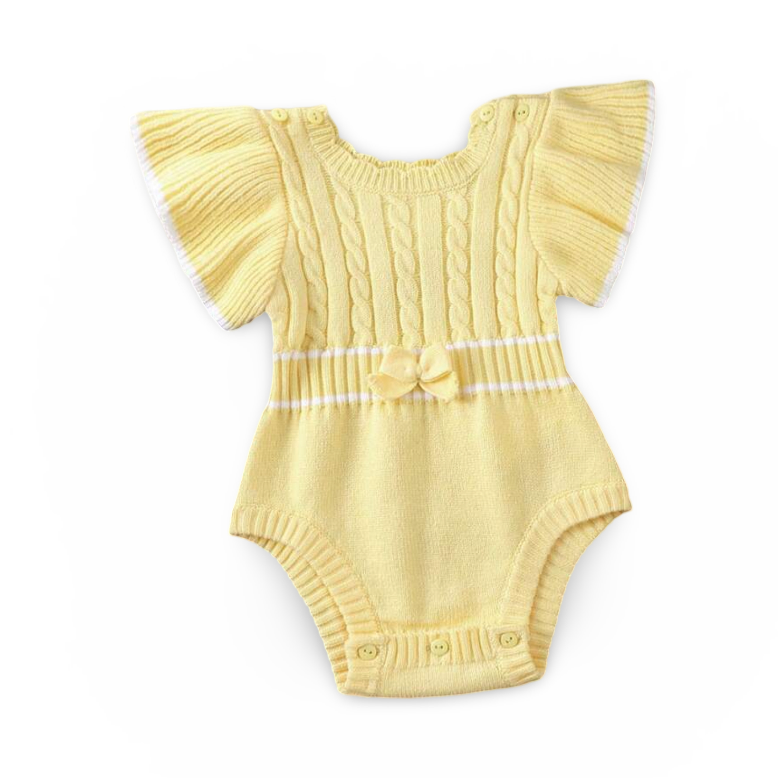 Lacey knitted romper - Ally Pop