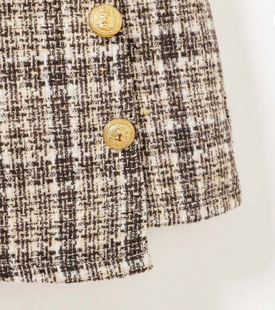 Baby Brown knit mini skirt - Ally Pop