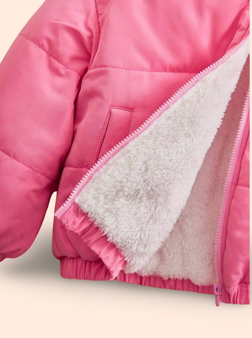 Pink puffer jacket - Ally Pop