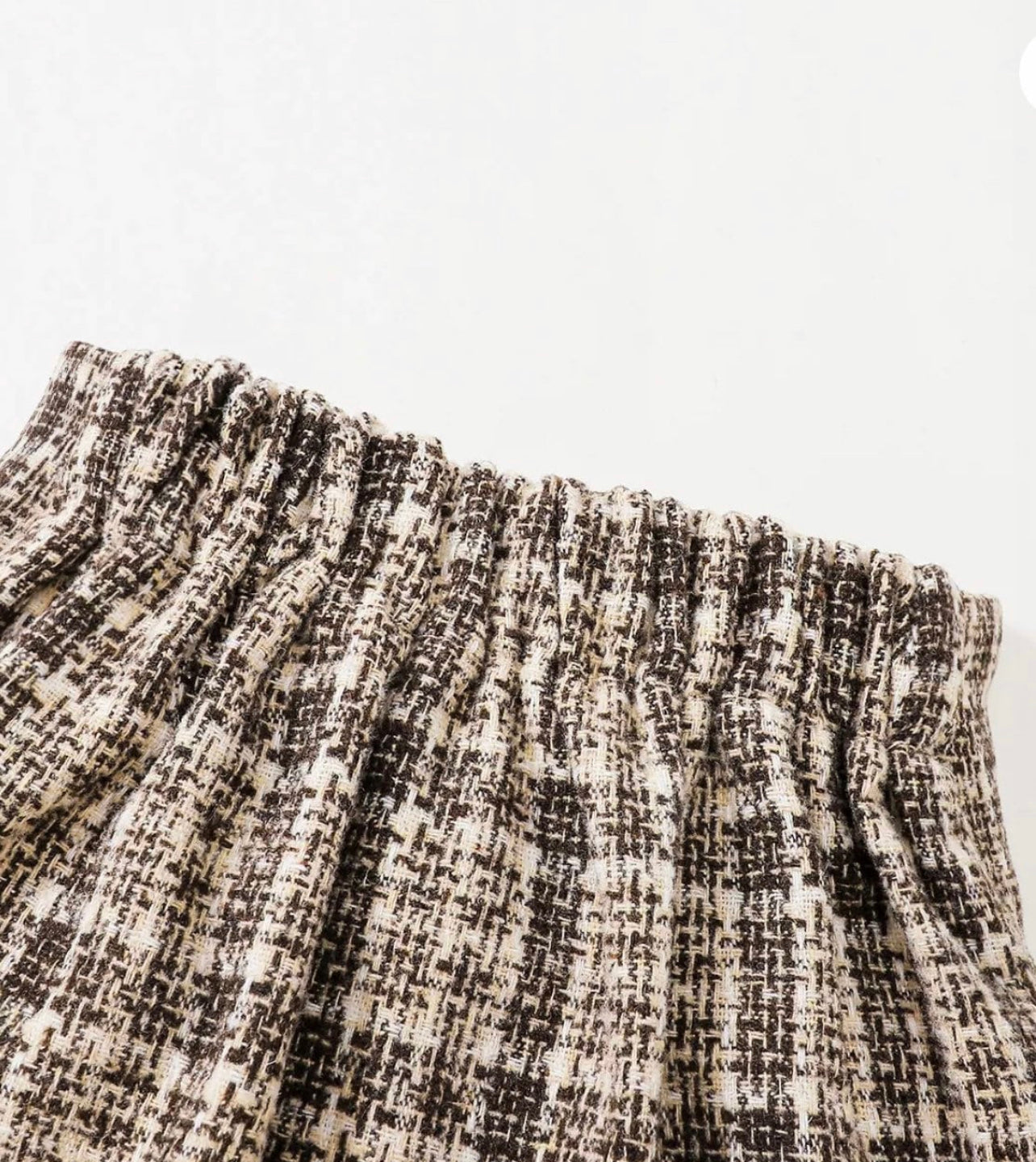 Baby Brown knit mini skirt - Ally Pop