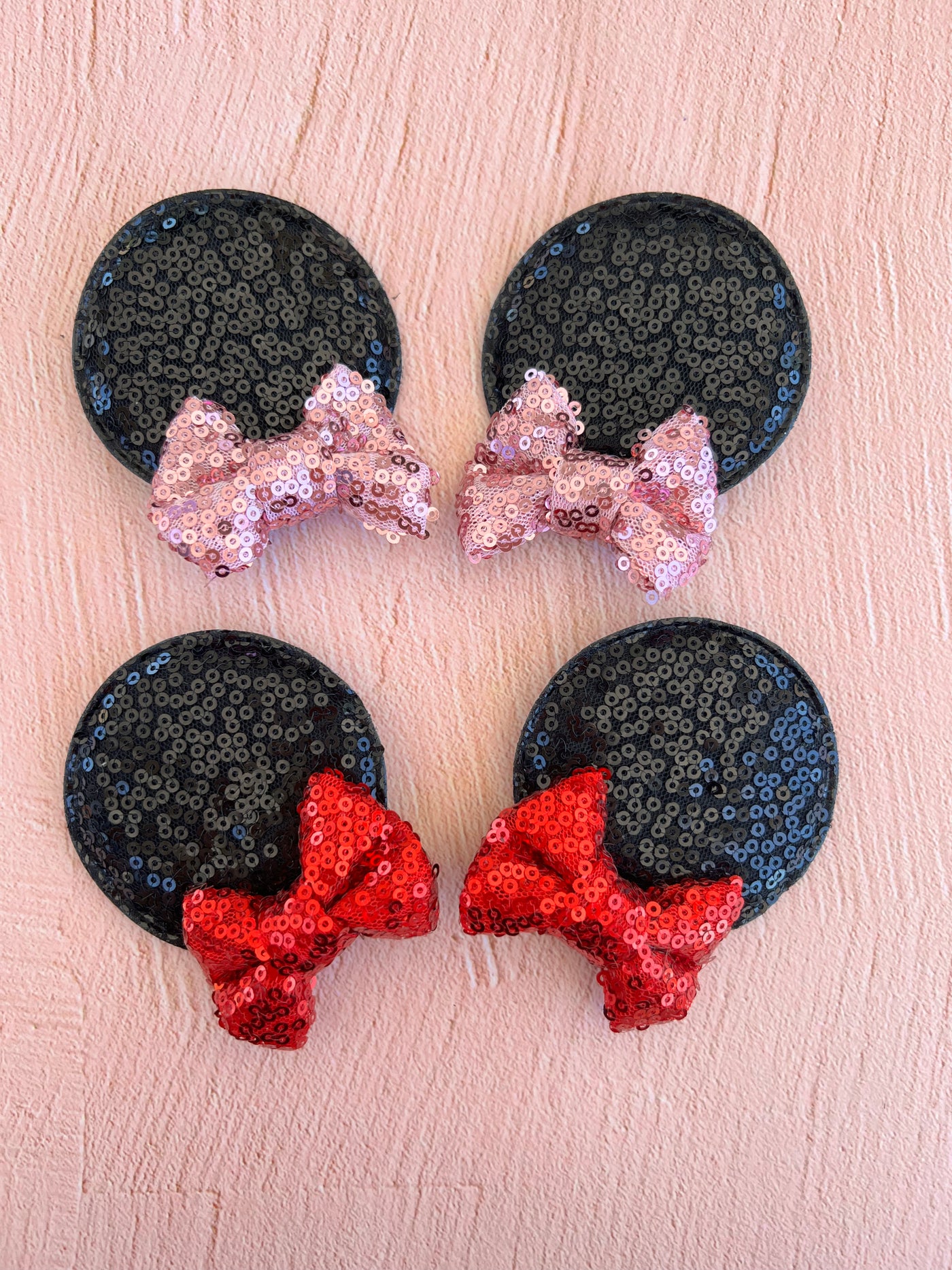 Mickey and Minnie hair clips - Ally Pop